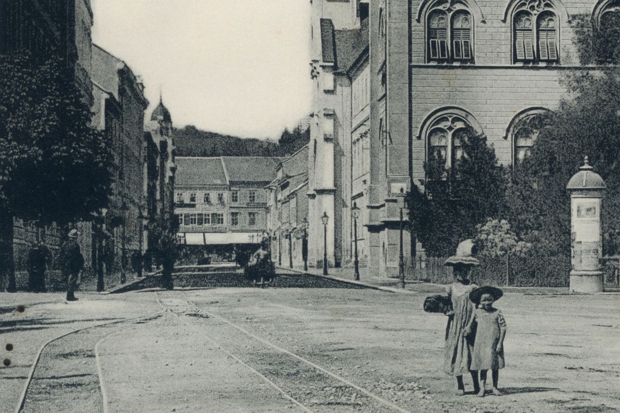 Frankopanska ulica oko 1905.-1910. godine